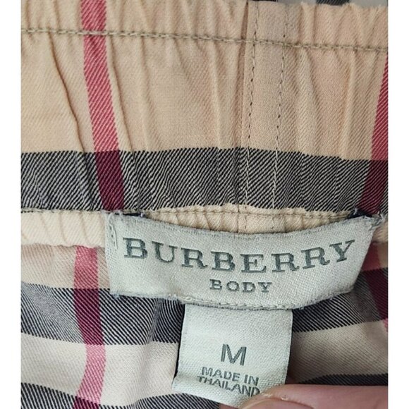 Burberry Body Men’s Boxer Shorts M Vintage Check Beige Plaid Logo - Picture 4 of 6
